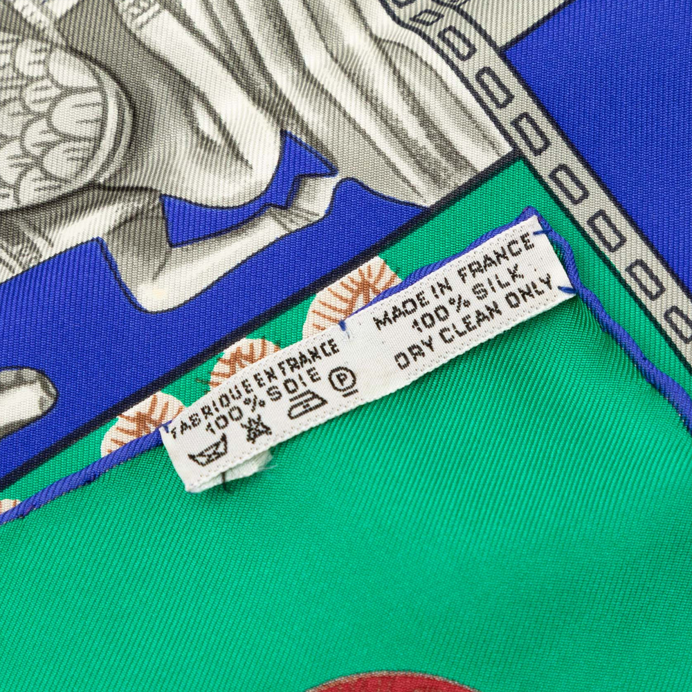 Pre-Loved Hermes Torana Silk Scarf 90 - Picture 3 of 6